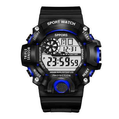 Men's Waterproof Sports Watch with Luminous Display and Alarm - Smarsty