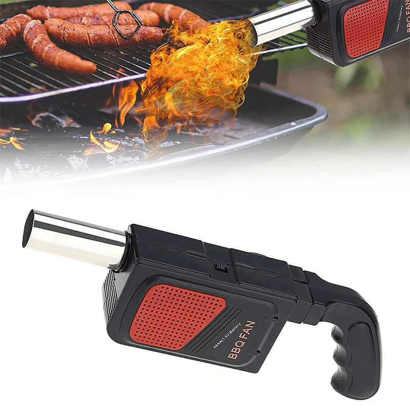Portable Electric BBQ Fan for Effortless Charcoal Grilling - Smarsty