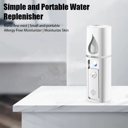 Mini Nano Mist Sprayer USB Rechargeable Facial Humidifier - Smarsty