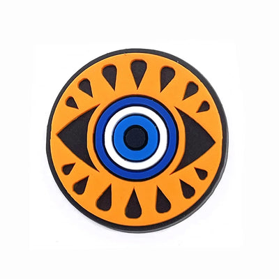 Evil Eye Shoe Charms for Crocs Accessories Blue Eyeball Monster Badge Women Buckle Kids Pins Decoration Jeans Shoes Accessories - Smarsty