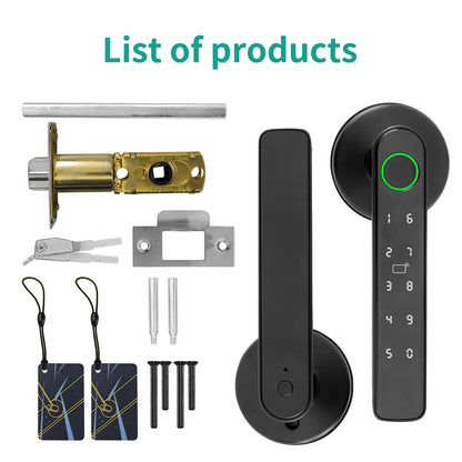 Tuya 5-in-1 Smart Door Lock with Fingerprint Access - Smarsty