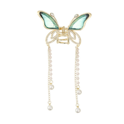 Korean Pearl Butterfly Hair Claw Clip For Women Stylish - Smarsty