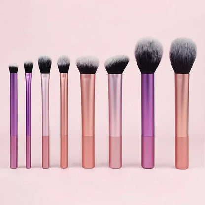 Soft Synthetic Hair Makeup Brush Kit for Flawless Application - Smarsty