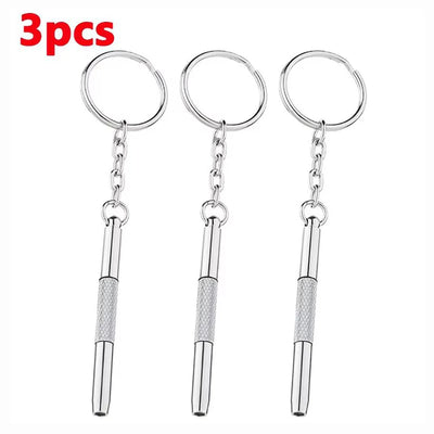 1/2/10pcs Mini 3 in1 Screwdriver Eyeglass Optical Eye Glasses Portable Spectacles Watch Repair Kit Practical Household Hand Tool - Smarsty