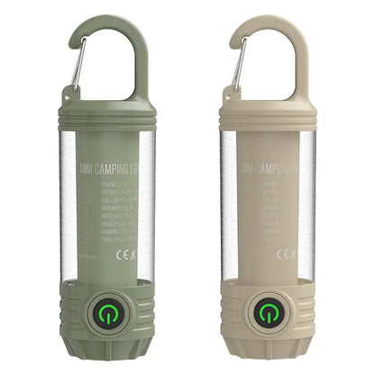 1000LM Super Bright Outdoor Hiking Fishing Tent Lamp 1200mAh Rechargeable Dual Light Source Tent Light Outdoor Camping Lantern