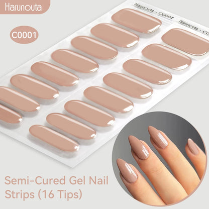 Gradient Auroras Gel Nail Strips for Easy DIY Manicure - Smarsty