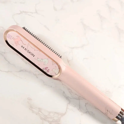 KSKIN 2 in 1 Hair Straightener Brush for Smooth Styling - Smarsty