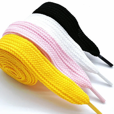 2cm Wider Flat Shoelaces New Casual Sneakers Laces for Shoes Fashion Rope Shoelace 100/120/140/160CM Shoes Accessories 1Pair - Smarsty