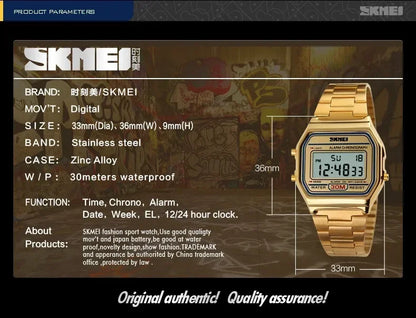 SKMEI 1123 Waterproof Digital Sports Watch for Men - Smarsty