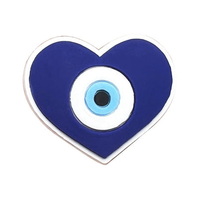 Evil Eye Shoe Charms for Crocs Accessories Blue Eyeball Monster Badge Women Buckle Kids Pins Decoration Jeans Shoes Accessories - Smarsty