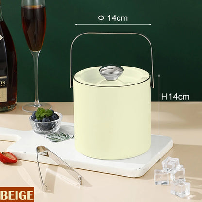 Portable Stainless Steel Ice Bucket for Outdoor Parties - Smarsty