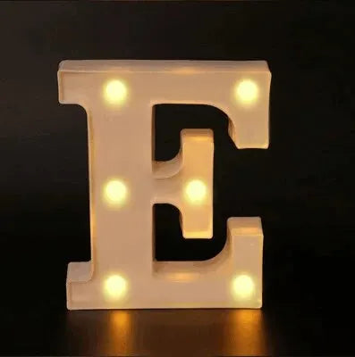 Colorful LED Letter Light for Weddings and Birthdays - Smarsty