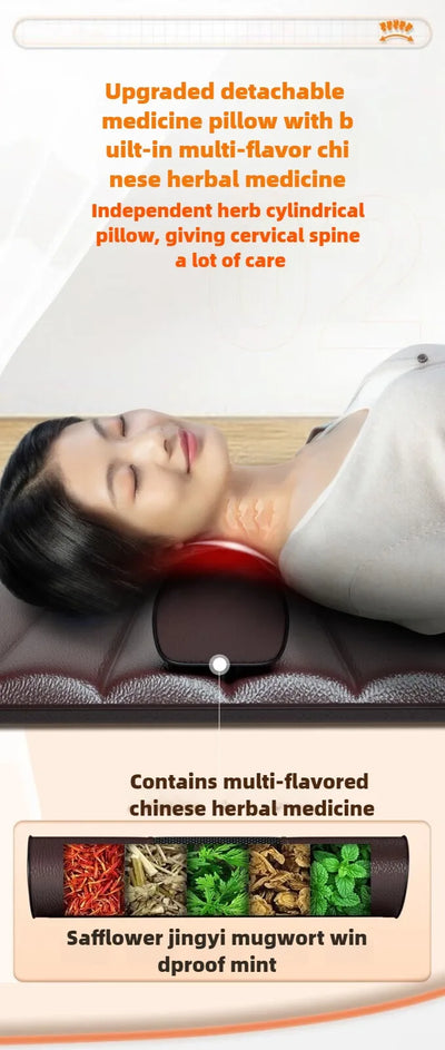 Electric Full Body Massage Mattress With Heat Relief - Smarsty