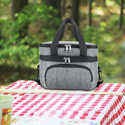 Insulated Lunch Bag With Adjustable Strap And Waterproof - Smarsty