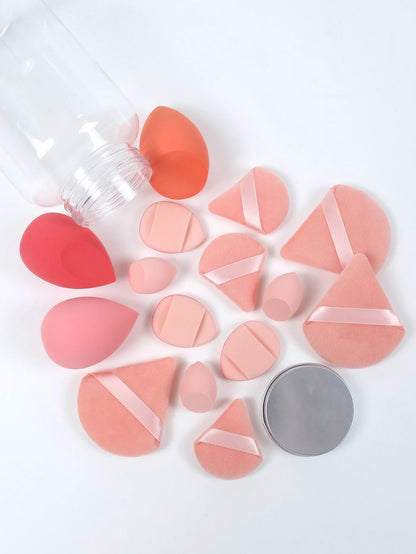 Spring Cosmetic Puff Set with Mini Makeup Eggs and Cushions - Smarsty
