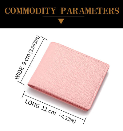 2025 New Wallet Men Short Dollar Clip Zipper Simple Soft Leather Lightweight - Smarsty