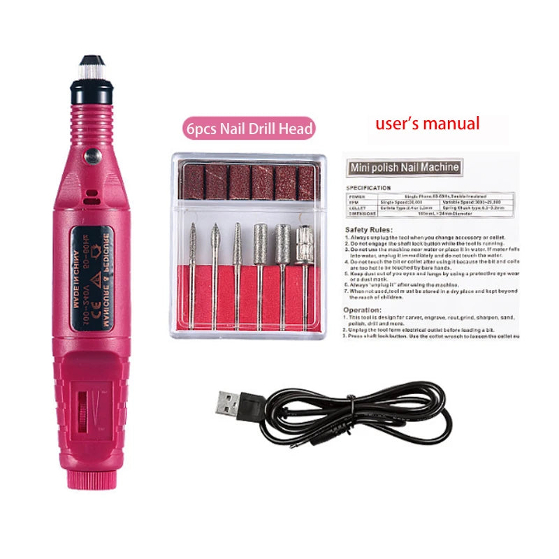 Acrylic Gel Nail Extension Kit with UV LED Lamp - Smarsty