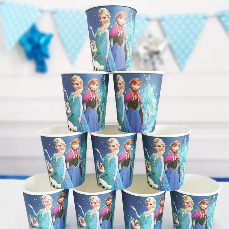 Frozen Princess Birthday Party Tableware Set - Smarsty