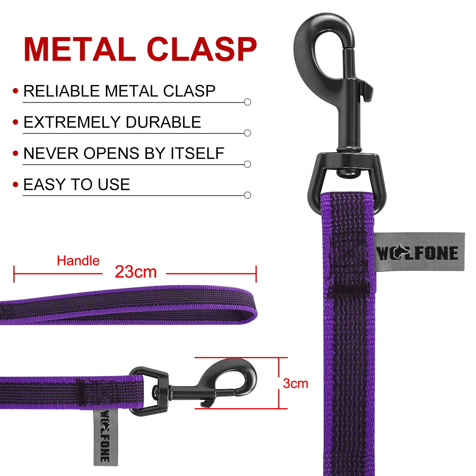Durable Dual Color Dog Leash for Easy Training - Smarsty