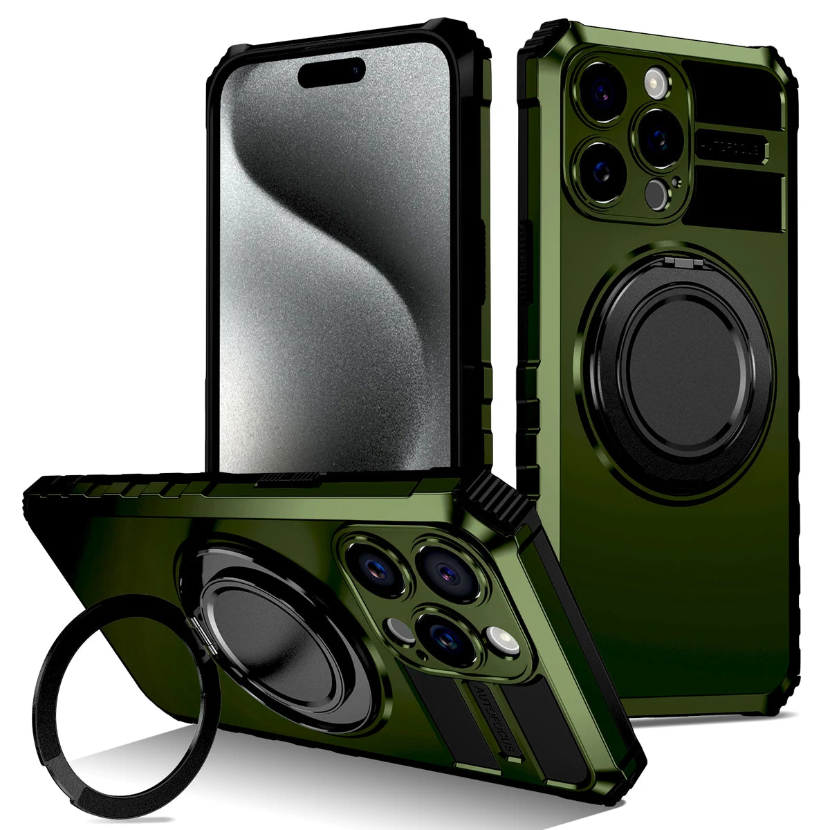 Luxury Shockproof Armor Magnetic Case For iPhone 17 16 15 14 13 12 11 Pro Max 16Pro 15Pro for Magsafe Wireless Charge Cover