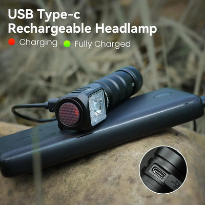 SOFIRN HS42 Headlamp 2100lm 18650 EDC USB C Rechargeable with Power Bank Flashlight SST40 LED Torch with Magnetic for Camping - Smarsty