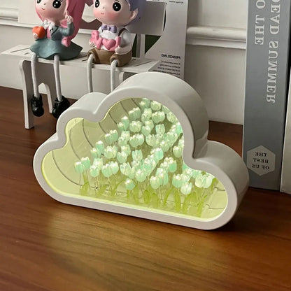 Handmade Tulip Flower LED Night Light for Bedroom Decor - Smarsty
