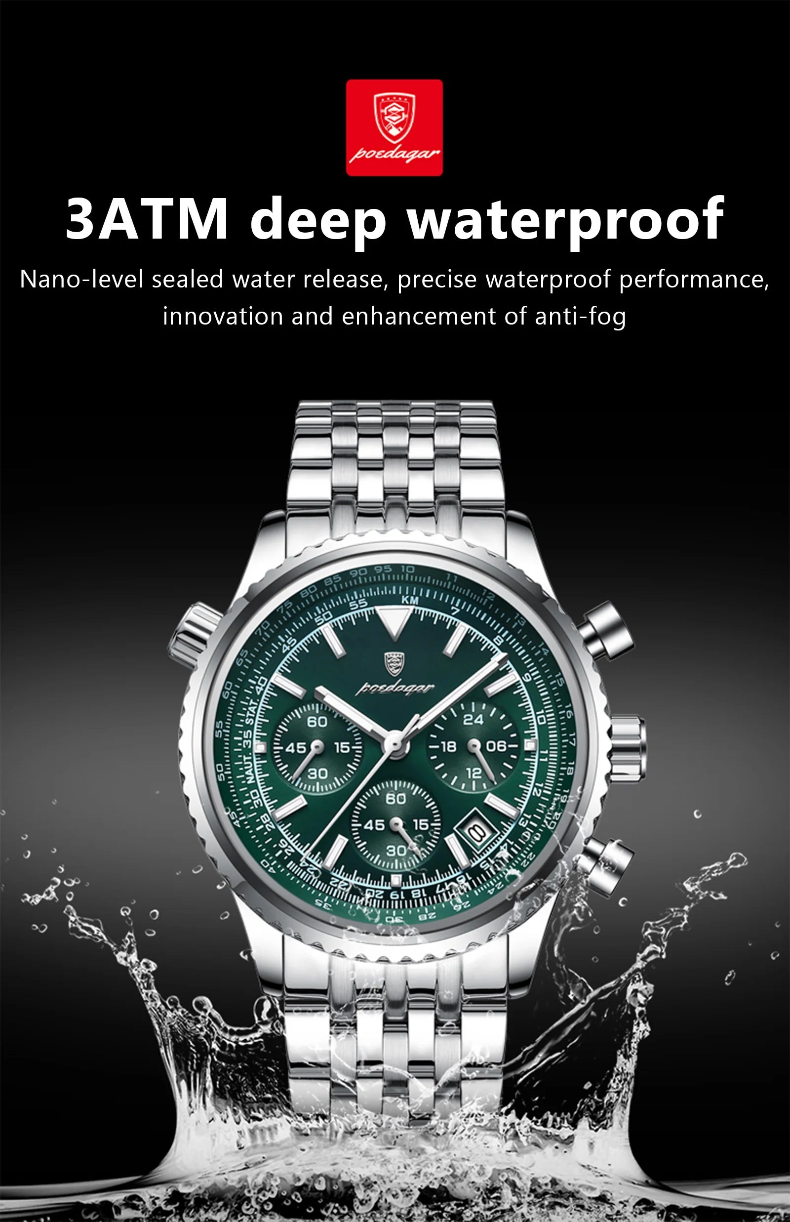 Luxury Waterproof Military Men's Watch with Luminous Features - Smarsty
