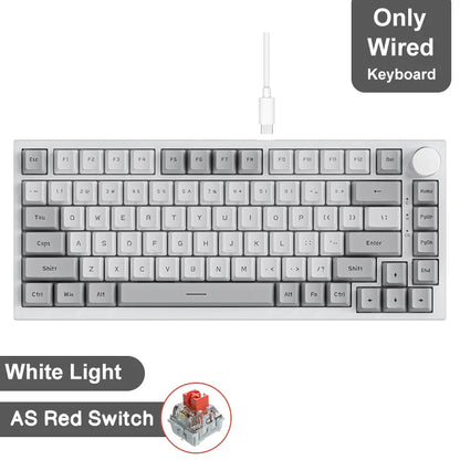 Gaming Mechanical Keyboard 82 Key 75 Percent Dual Mode
