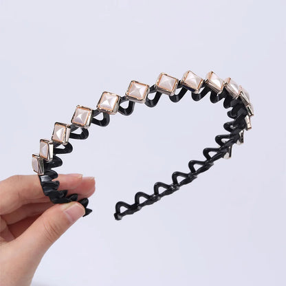 Non Slip Rhinestone Headbands With Secure Wave Grip - Smarsty