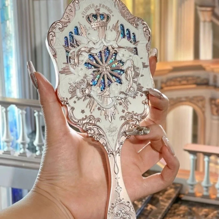 Flower Knows Angel Series Handheld Mirror Stylish and Portable - Smarsty