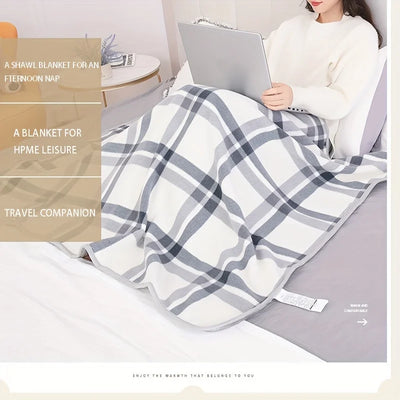 Wearable Flannel Shawl Blanket for Cozy Comfort - Smarsty