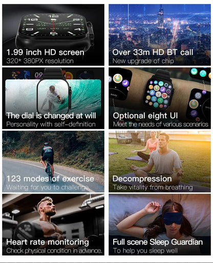 Original T900 Ultra 2 Smart Watch Bluetooth Call Feature - Smarsty