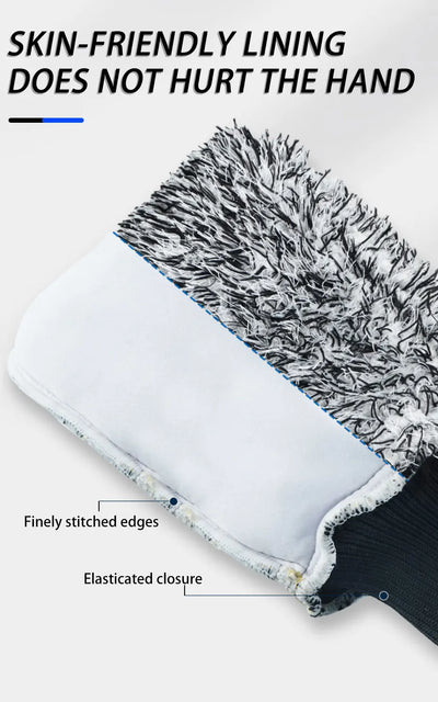Car Wheel Brush With Premium Microfiber And Non Slip Handle - Smarsty