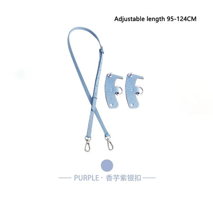 Leather Replacement Crossbody Bag Strap For Longchamp Mini Bag Shoulder Strap Without Punching Modification Bag Accessories