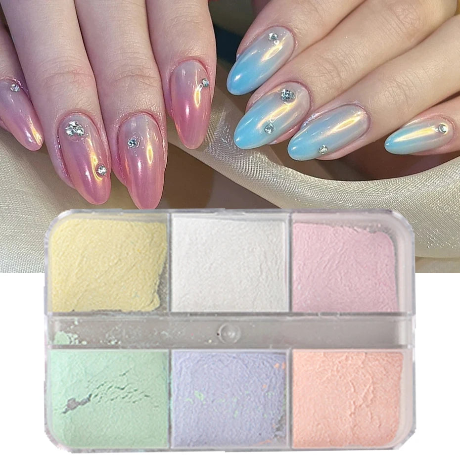 Metallic Chrome Nail Glitter Powder for Stunning Manicures - Smarsty