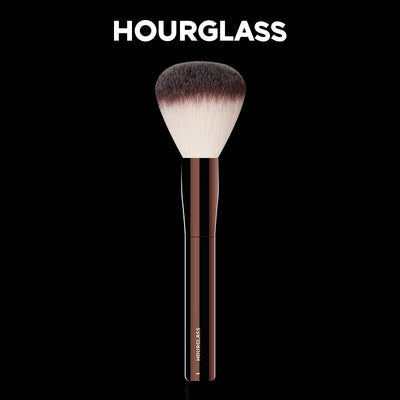 Hourglass Round Head Powder Brush for Soft Makeup Application - Smarsty