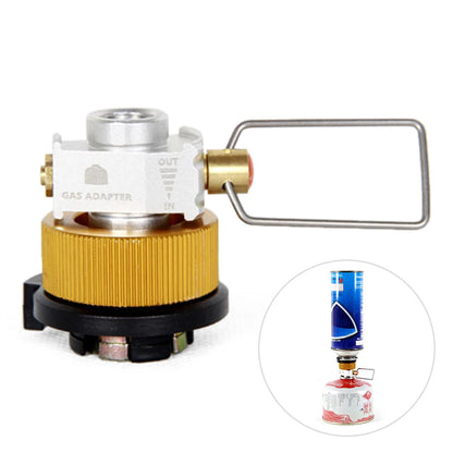 Gas Saver Plus Gas Burner Adapter Convertor Shifter Refill Flat Tank Conversion Adapter Camping Gas Adaptor Valve Aluminum Alloy by Smarsty