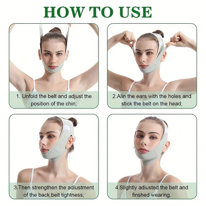 Reusable Face Slimming Bandage for V Line Enhancement - Smarsty