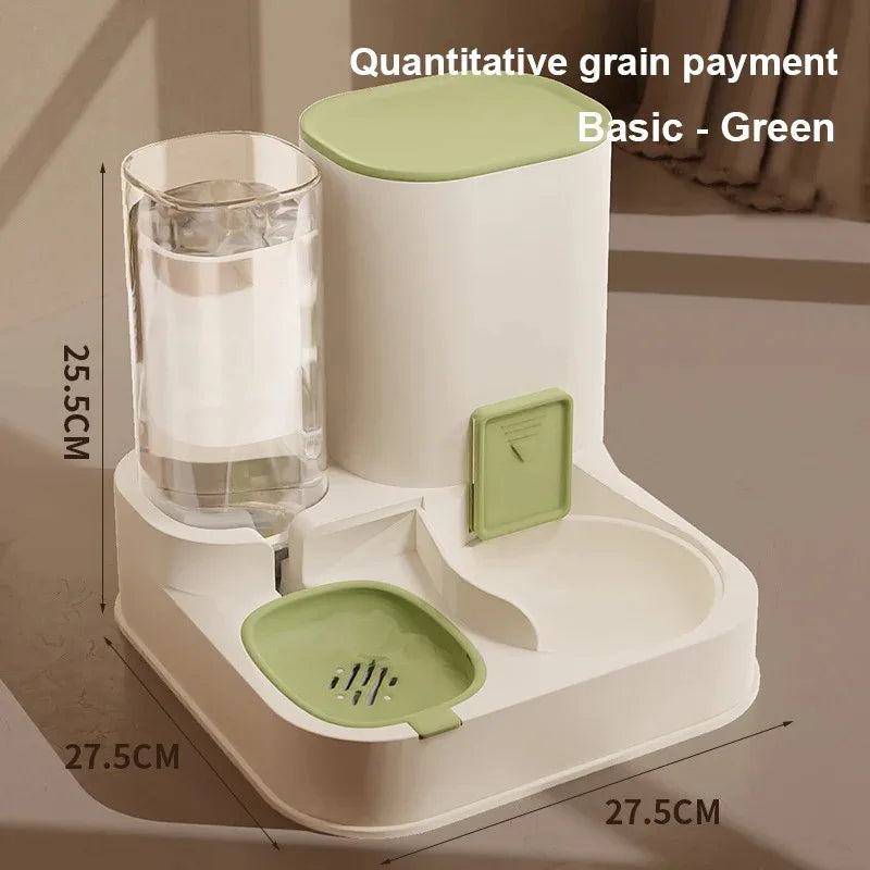 Automatic Cat Feeder with Water Dispenser Large Capacity - Smarsty