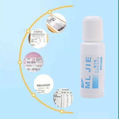 Fast-Drying 50ml Thermal Paper Correction Fluid Eraser Package Parcel Box ID Information Protector Anti Peep Identity Info Guard - Smarsty