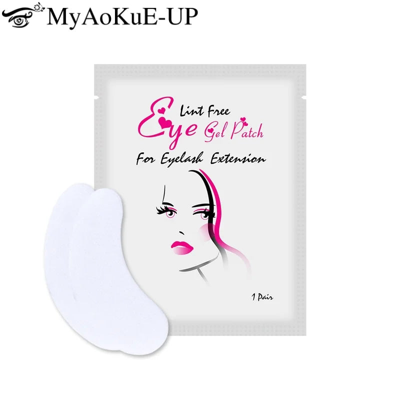 Hydrogel Eye Patches for Eyelash Extensions 100 Pairs - Smarsty