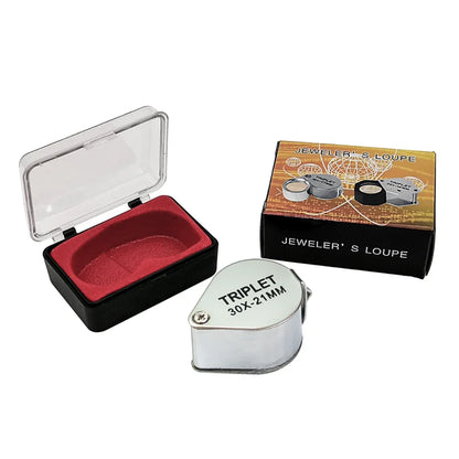 30X Pocket Loupe Magnifier for Jewelry Inspection - Smarsty