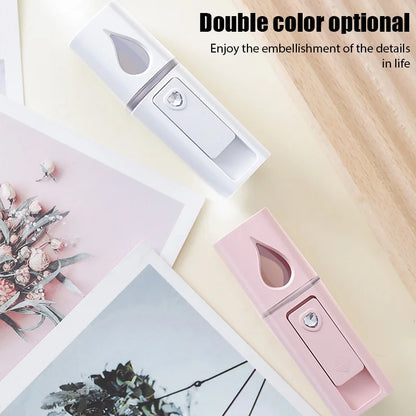 Mini Nano Mist Sprayer USB Rechargeable Facial Humidifier - Smarsty