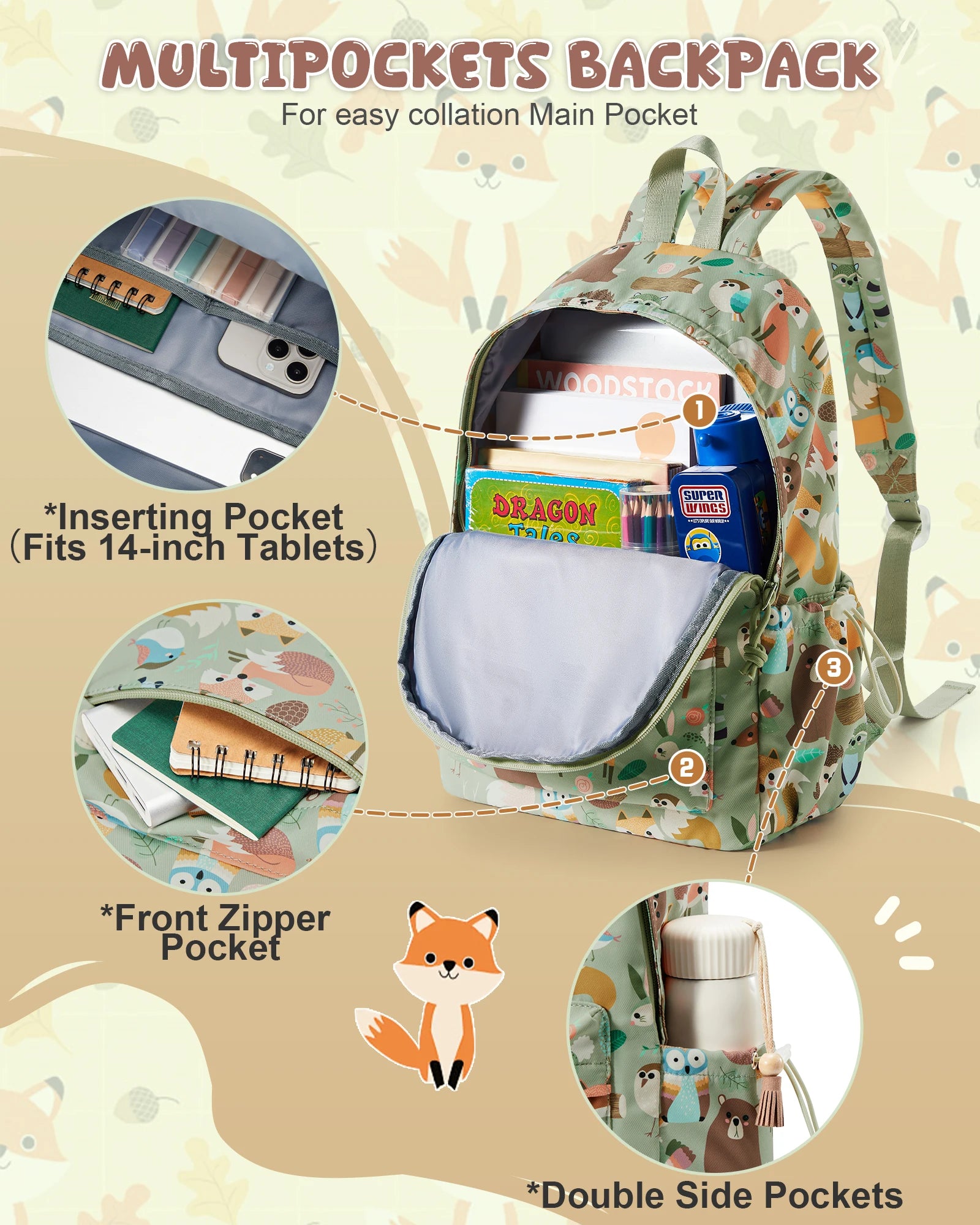 Lightweight Waterproof Kids Backpack For Preschool - Smarsty