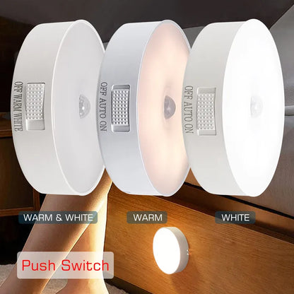 USB Rechargeable Motion Sensor LED Night Light - Smarsty