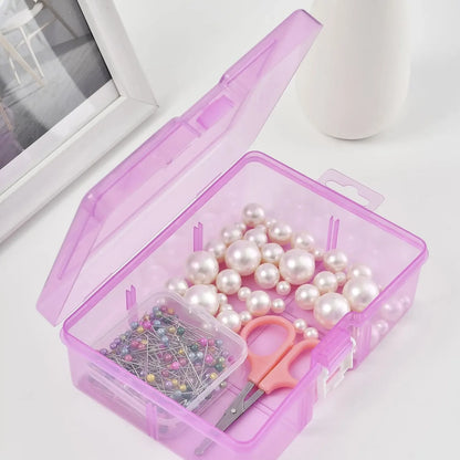 Transparent Plastic Storage Boxes for Jewelry and Crafts - Smarsty