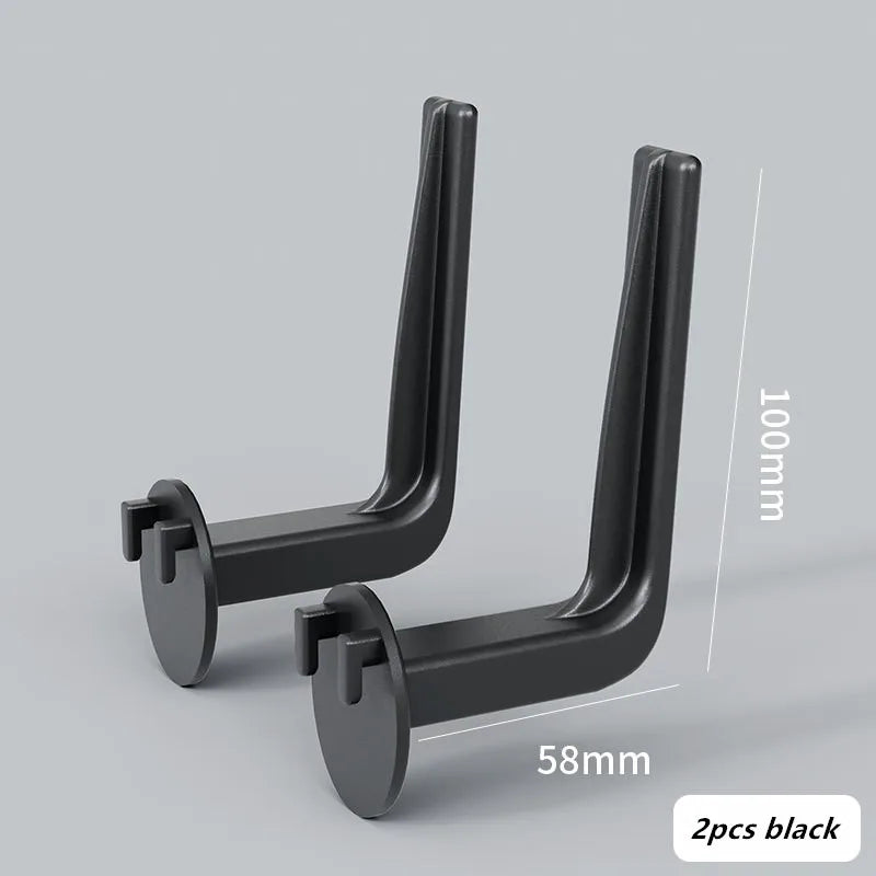 Punch-free Hole Board Vertical Desktop Wall Hanging Office Desk Storage Shelf Reading Room Desktop kitchen Bathroom Storage Rack by Smarsty