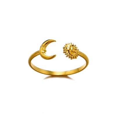 Luxury Gold 316L Stainless Steel Rings for Women - Smarsty