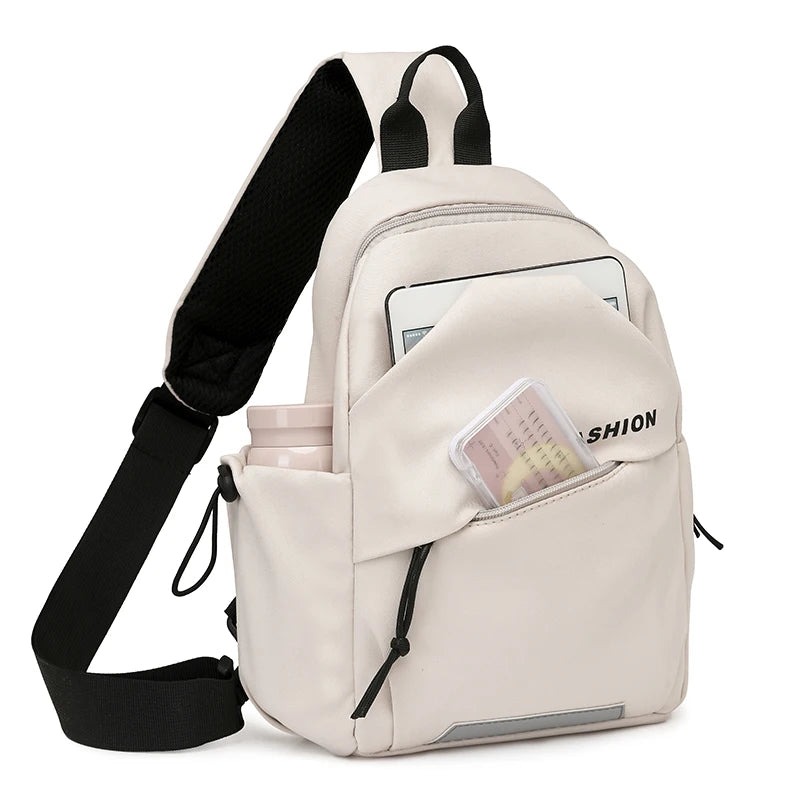 Nylon Messenger Bag With Adjustable Strap For Outdoor Use - Smarsty