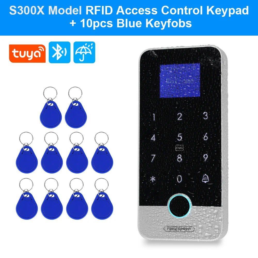 Waterproof Bluetooth Fingerprint Access Control Keypad - Smarsty